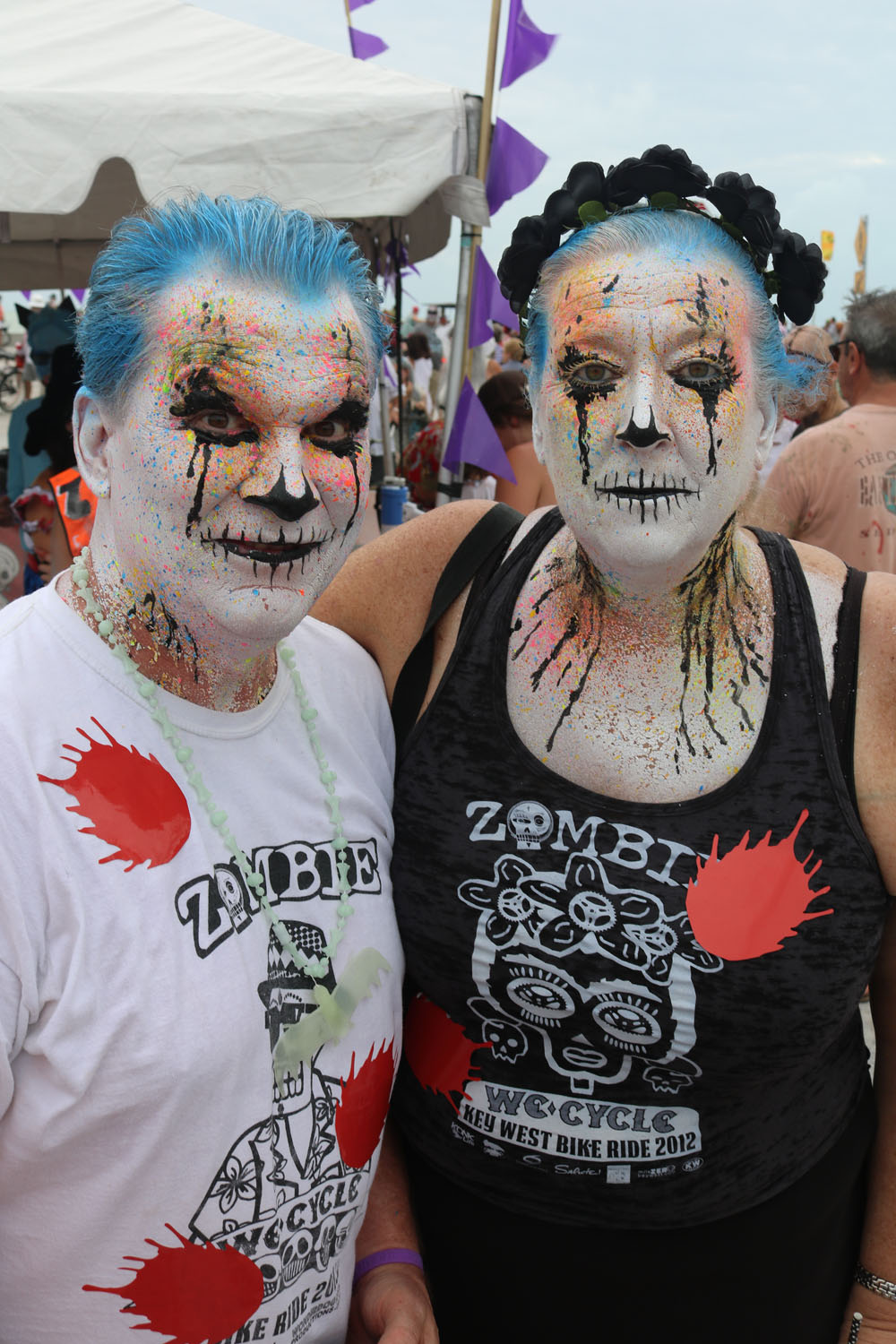 Zombie Bike Ride 2017 photo - Duval Street, Key West